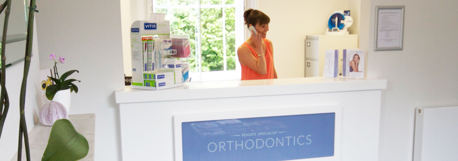 Reigate Orthodontics - Reception